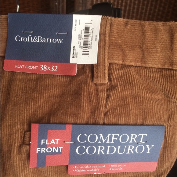 Croft & Barrow comfort waist corduroy NWT - Picture 3 of 4